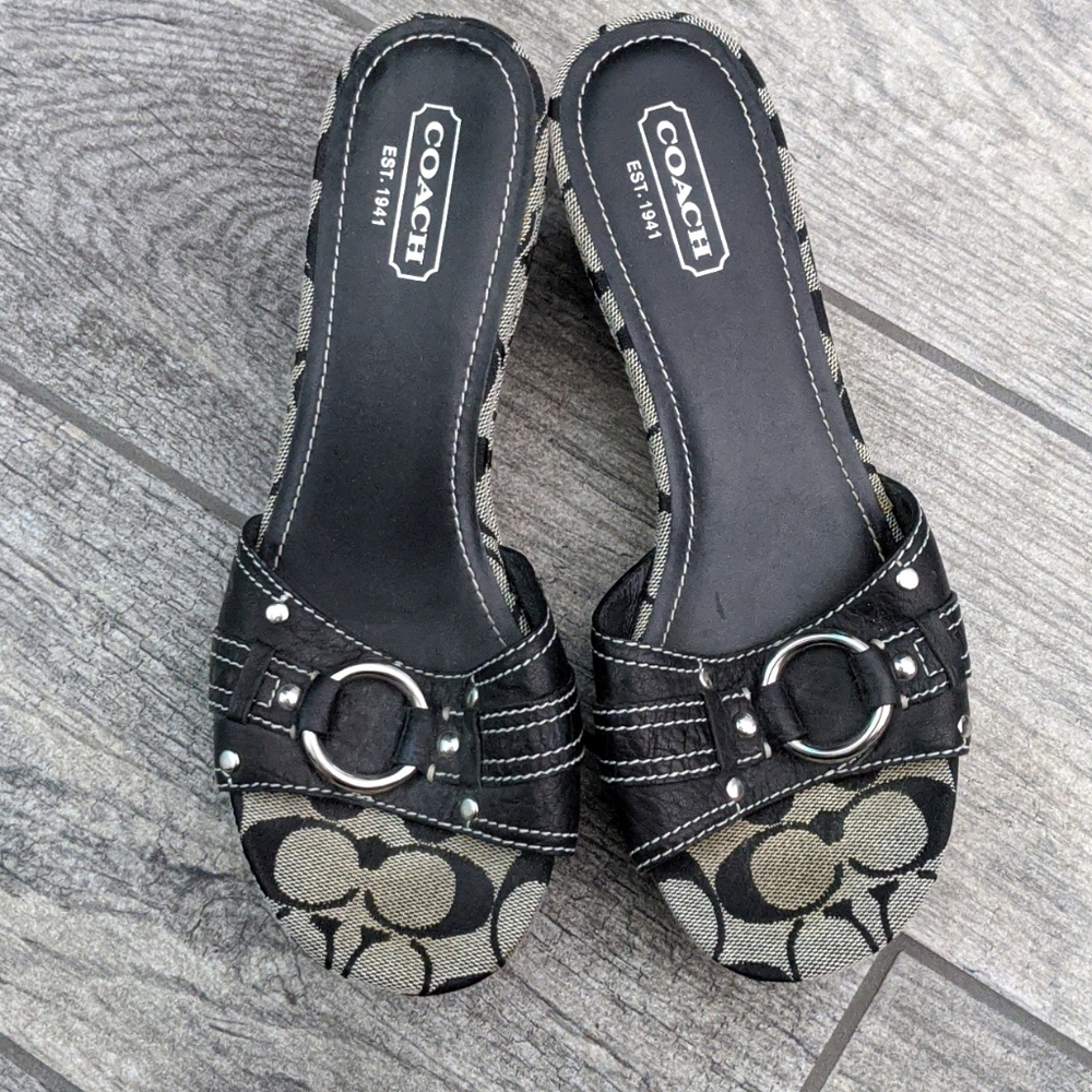 Coach Wedge Sandals